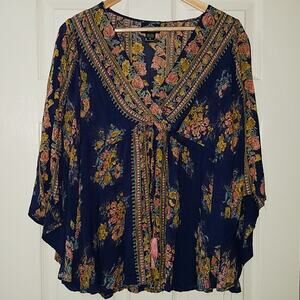 Anthropologie Angie Cape Top